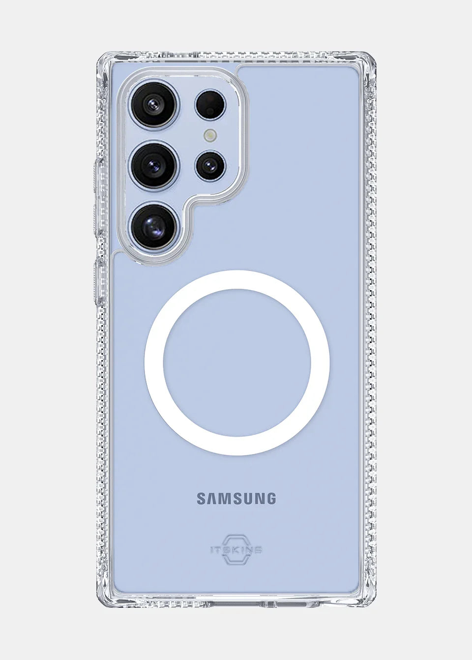 Samsung S25 Ultra MagSafe Cover Itskins Hybrid Clear Samsung S25 Ultra MagSafe Cover Itskins Hybrid Clear